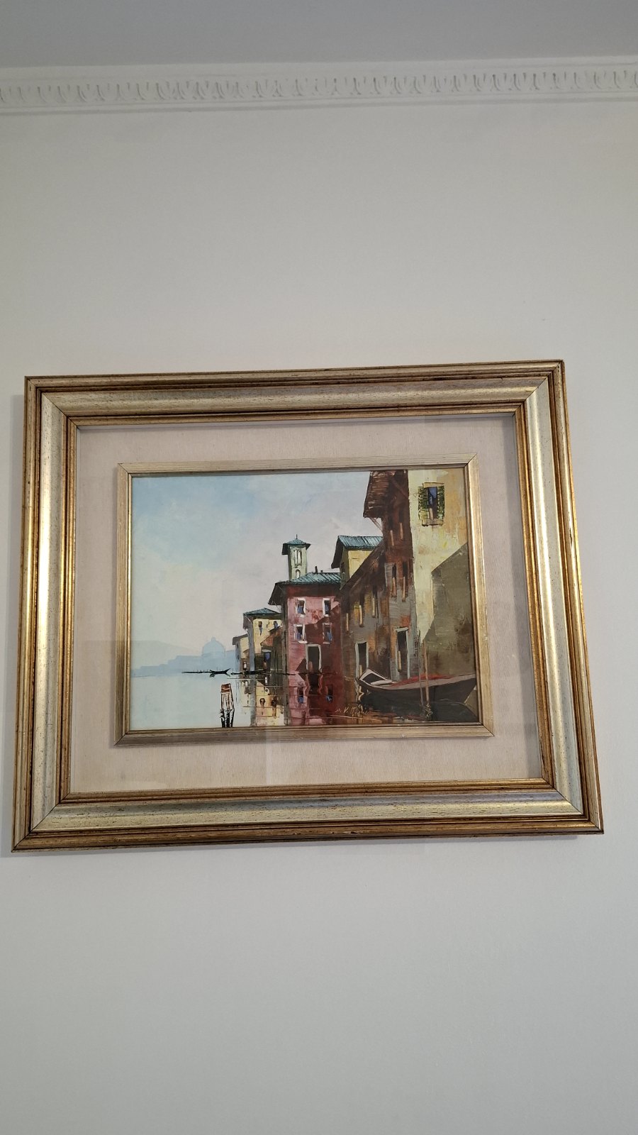Quadro olio su tela firmato Venezia